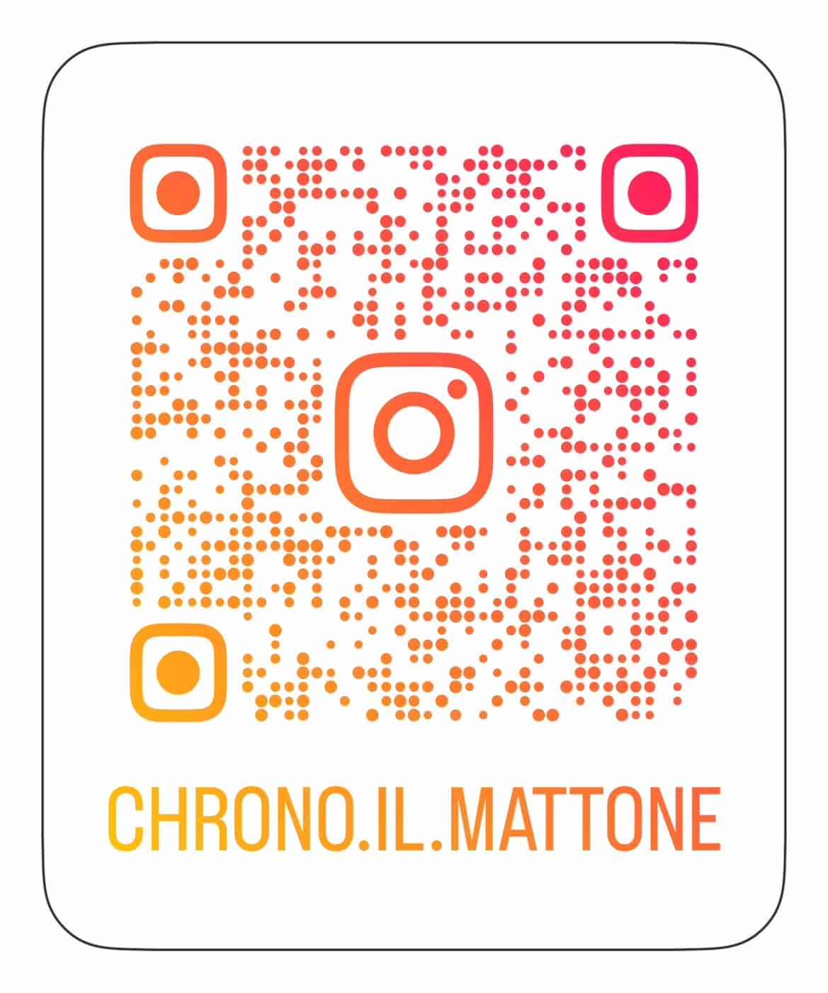 Chrono il mattoneのInstagramのアカウントです。